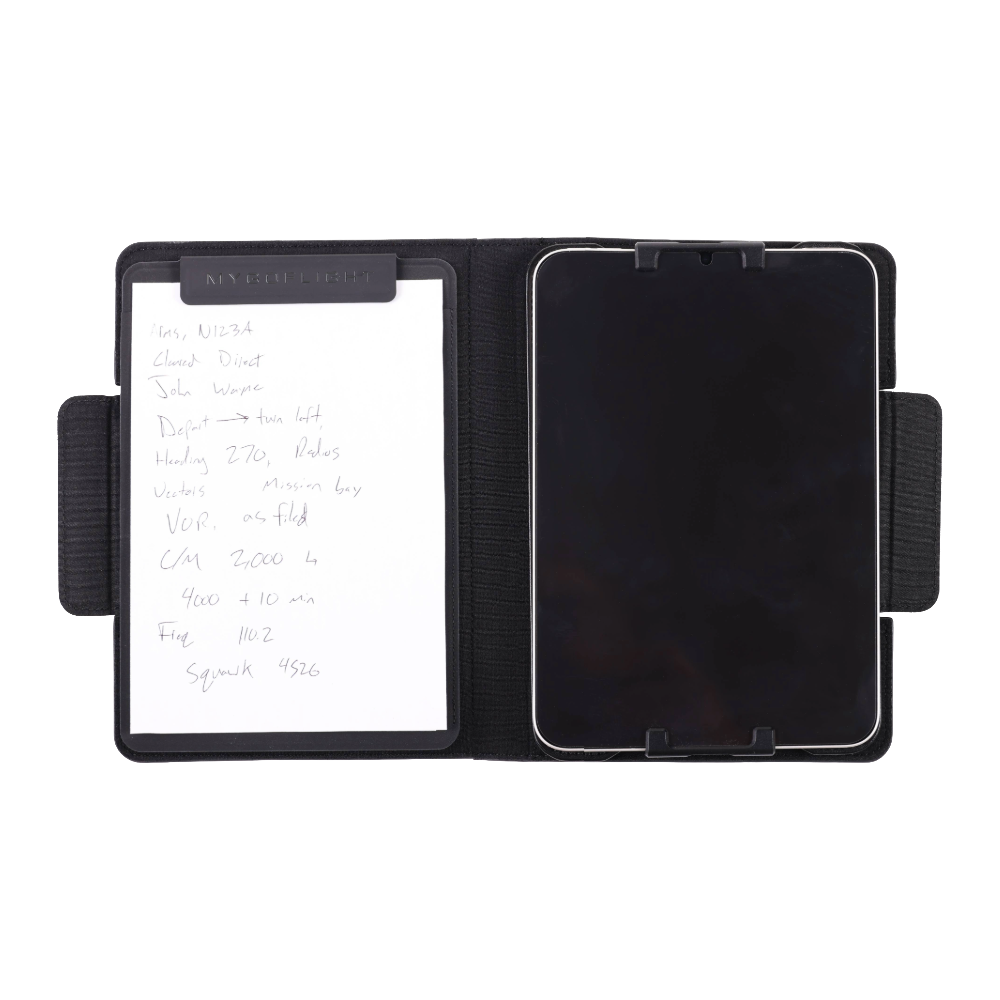 Universal Mini Kneeboard Folio C for Aviators | MYGOFLIGHT Universal Mini Kneeboard Folio C for Aviators | MYGOFLIGHT