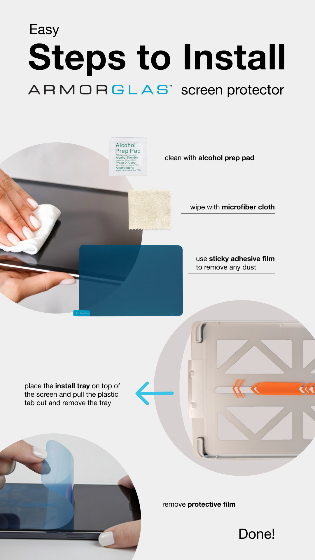 ArmorGlas Anti-Glare Screen Protector - iPad Pro 11" M4 / M5