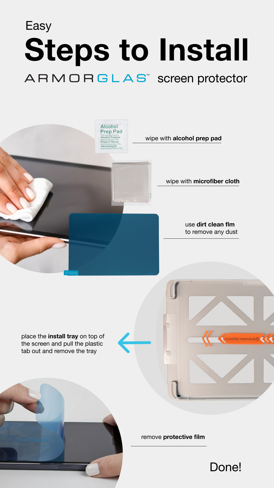 ArmorGlas Anti-Glare Screen Protector - iPad Pro 11" M4 / M5