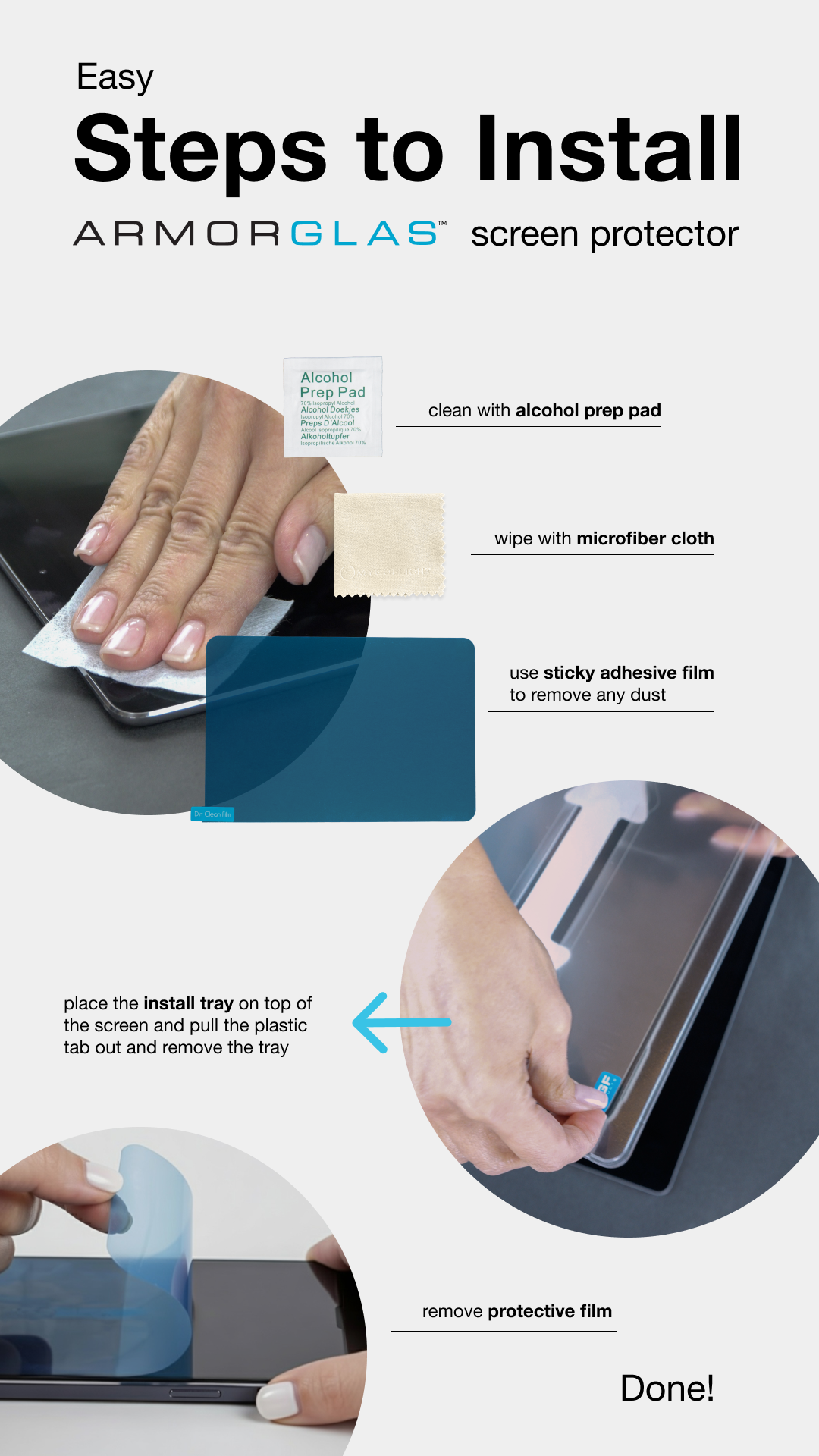 ArmorGlas Anti-Glare Screen Protector - iPad mini 1/2/3