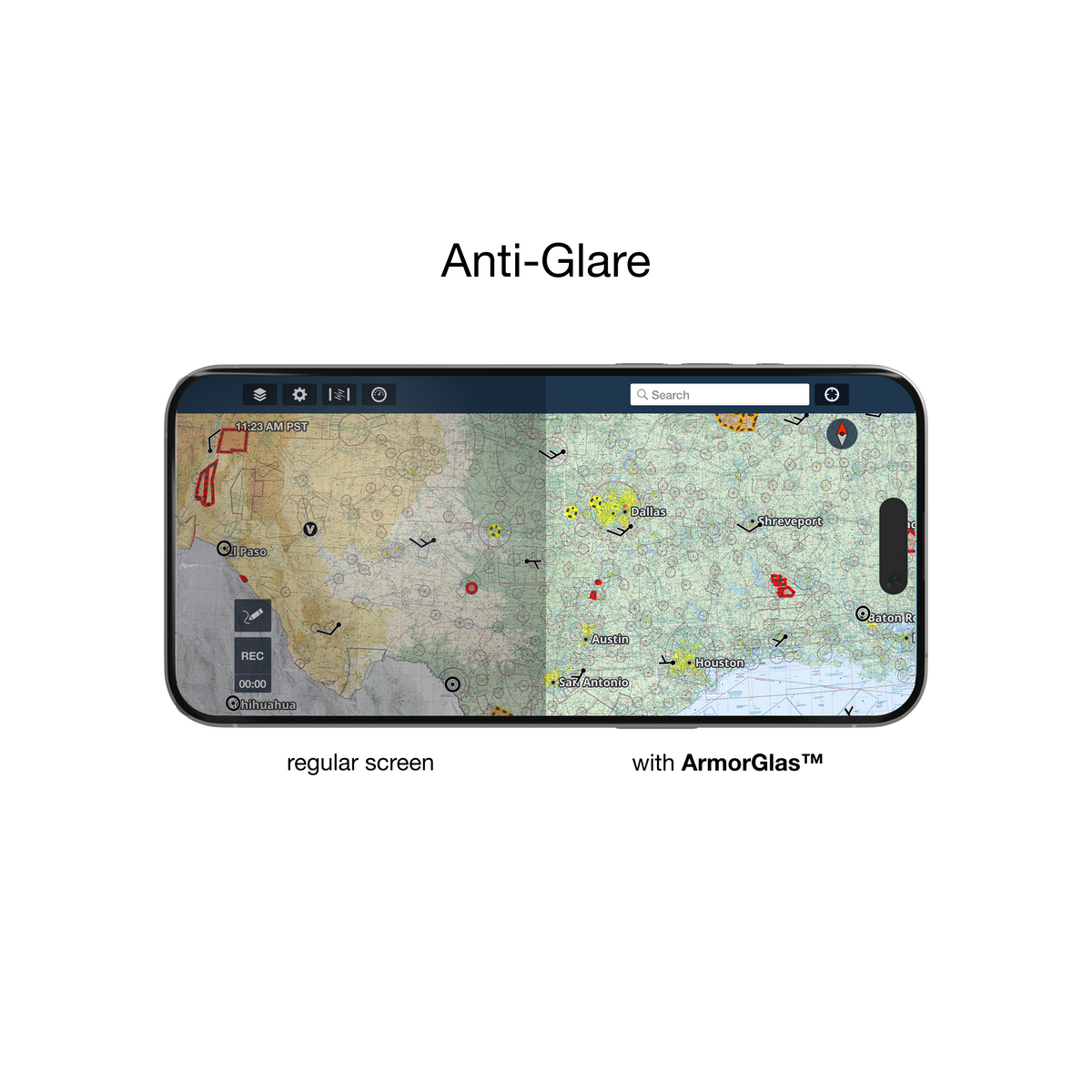 ArmorGlas Anti-Glare Screen Protector - iPhone 16 Pro / iPhone 17