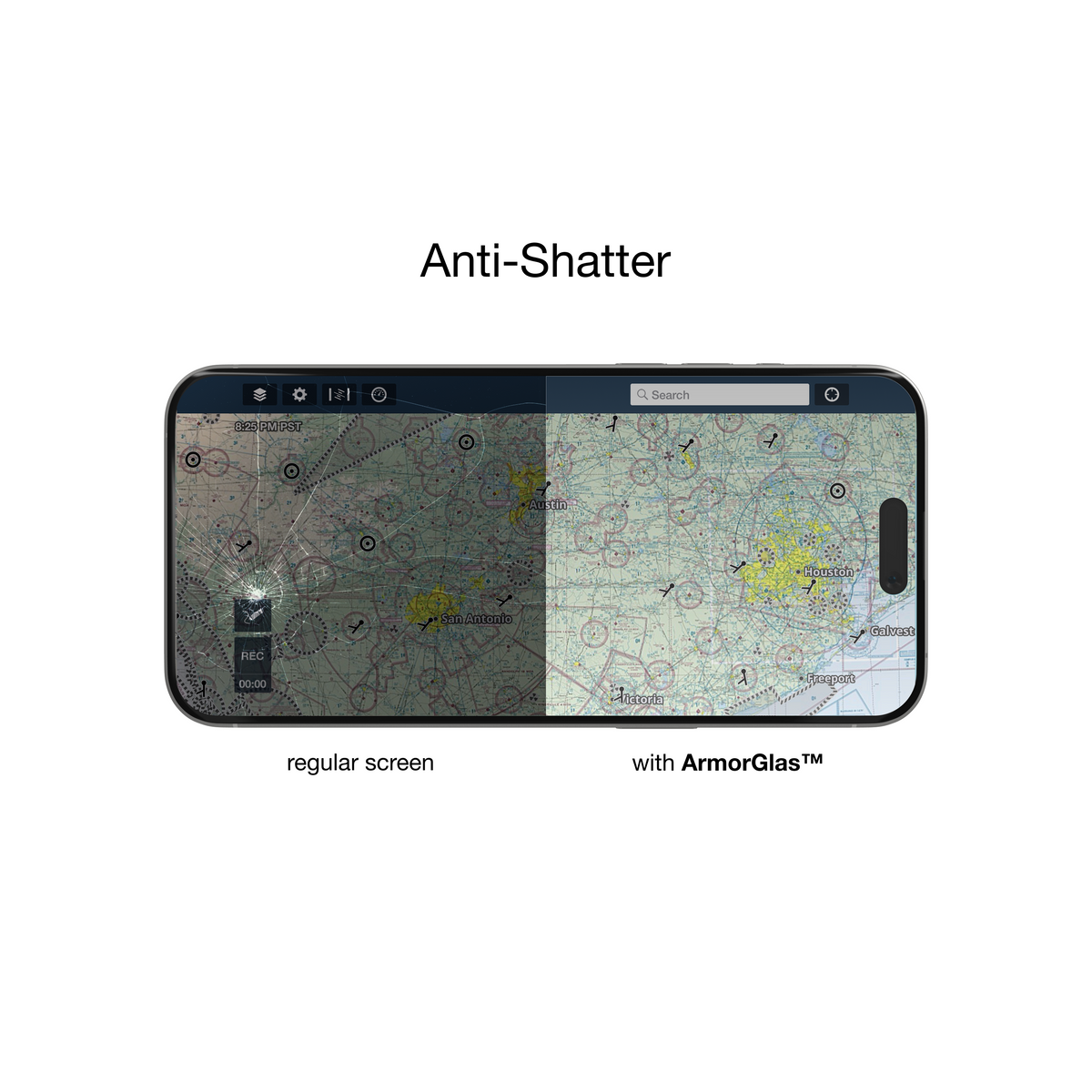 ArmorGlas Anti-Glare Screen Protector - iPhone 16 Pro / iPhone 17