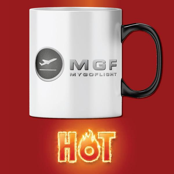 Heat Changing MGF Pilot Mug - MYGOFLIGHT