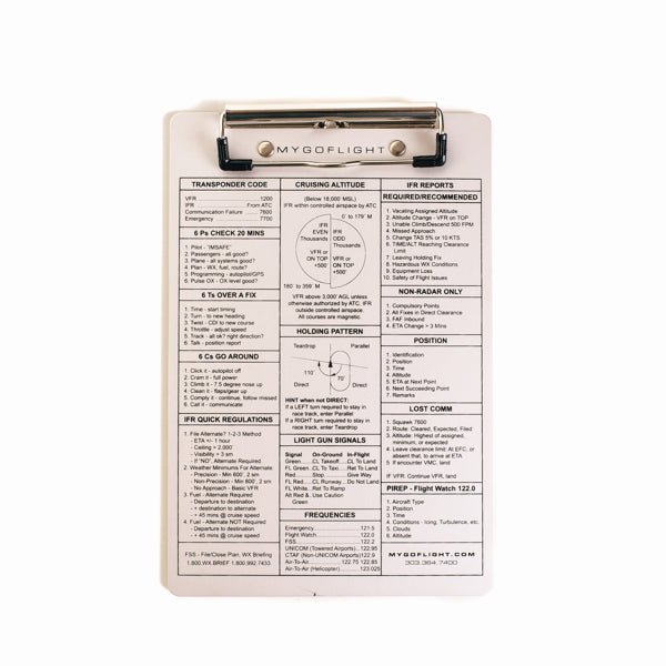 iPad Mini/Universal Kneeboard Folio C - MYGOFLIGHT