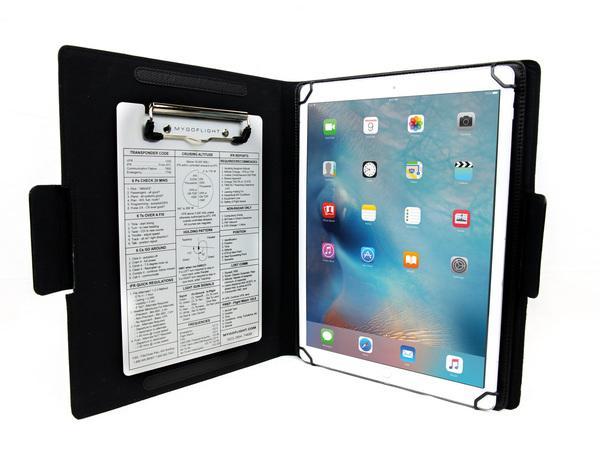 iPad Pro 12.9&quot; Universal Kneeboard Folio C - MYGOFLIGHT