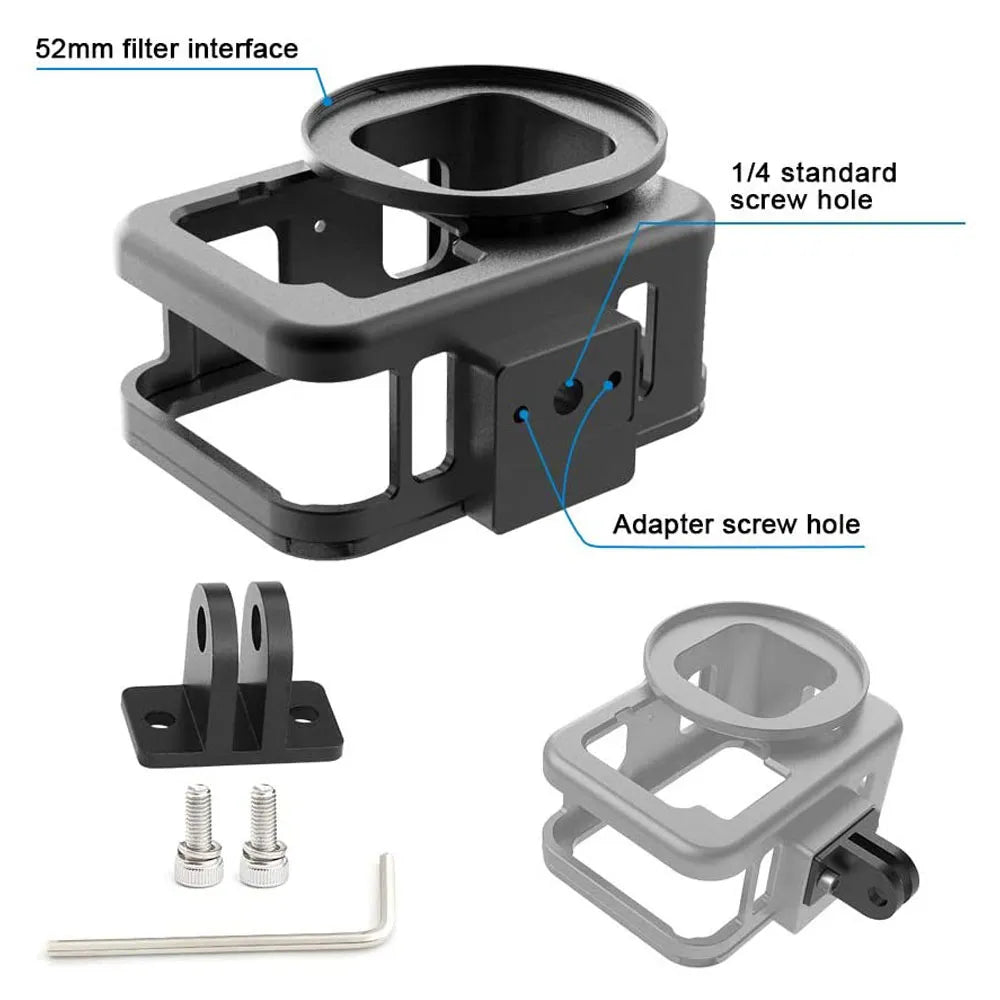 Metal GoPro Safe Case Hero w/ filter - MYGOFLIGHT