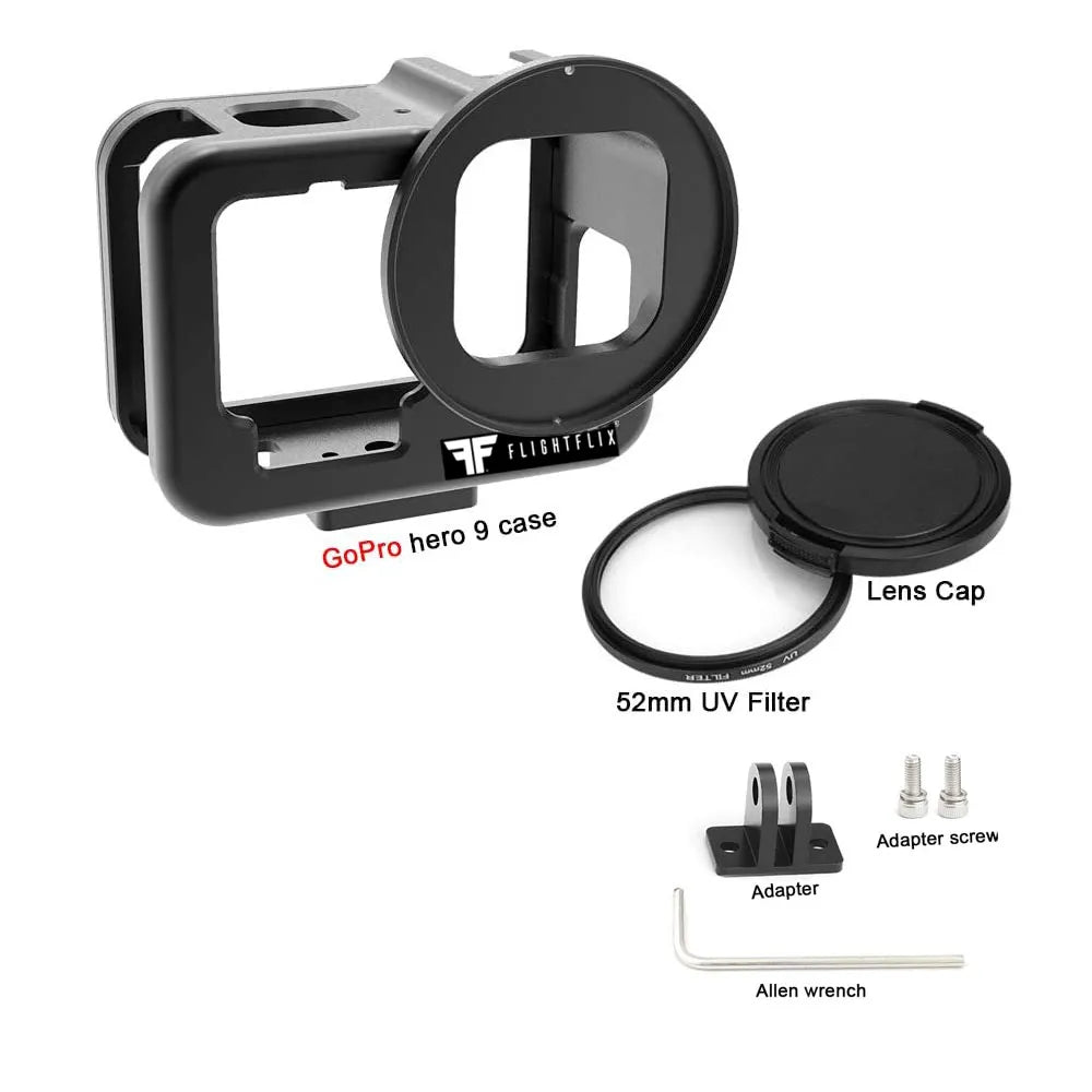 Metal GoPro Safe Case Hero w/ filter - MYGOFLIGHT